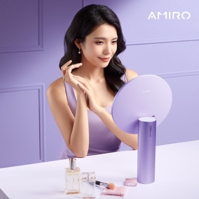 AMIRO AMIRO Oath自動感光LED化妝鏡-愛意信使禮盒-暮山紫