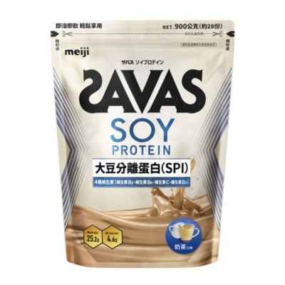 明治 Meiji 明治SAVAS大豆蛋白粉(奶茶口味) 900g/袋