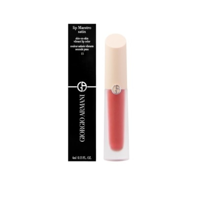GIORGIOARMANI Giorgio Armani 奢華絲緞訂製水唇釉 裸粉限定版(4ml) #15_國際航空版