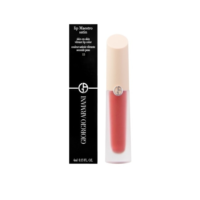 Giorgio Armani 奢華絲緞訂製水唇釉 裸粉限定版(4ml) #15_國際航空版