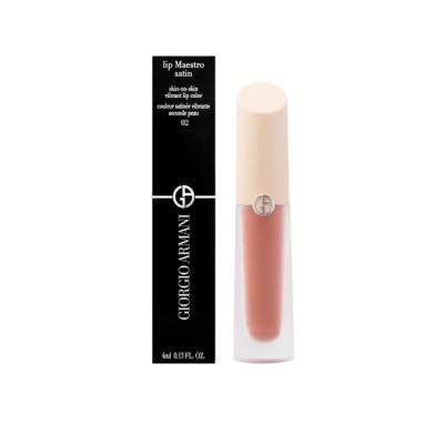 GIORGIOARMANI Giorgio Armani 奢華絲緞訂製水唇釉 裸粉限定版(4ml) #2_國際航空版