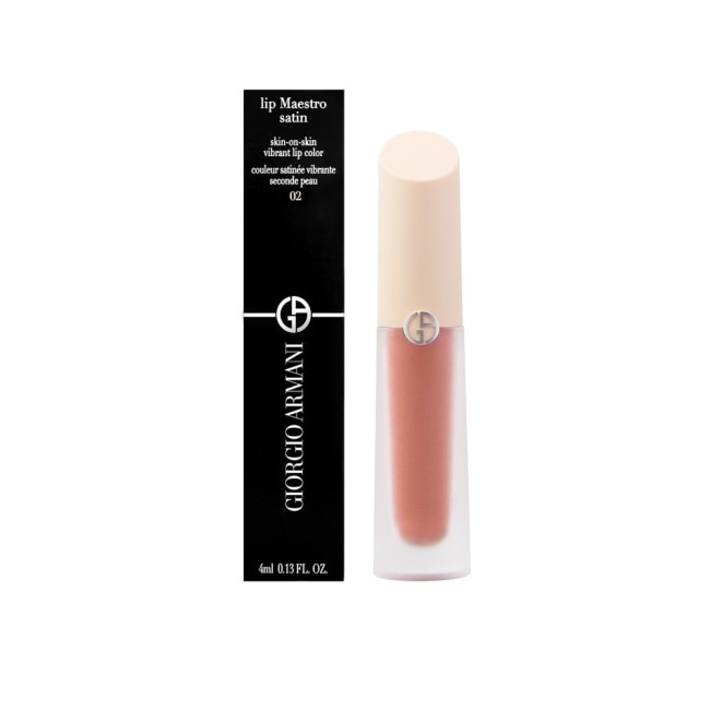 Giorgio Armani 奢華絲緞訂製水唇釉 裸粉限定版(4ml) #2_國際航空版