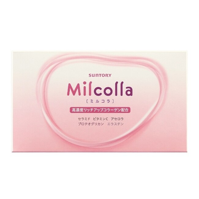 三得利Milcolla 蜜露珂娜 15包/盒(膠原蛋白、維生素C、牛乳賽洛美、蛋白聚醣)