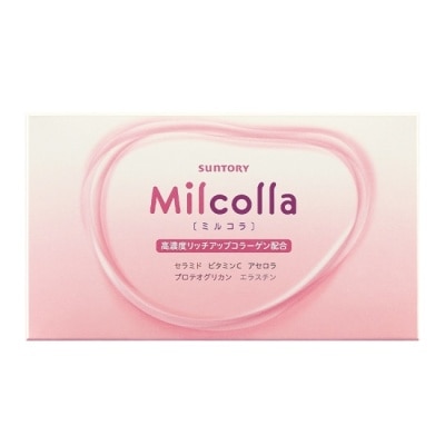 SUNTORY - 三得利Milcolla 蜜露珂娜 15包/盒(膠原蛋白、維生素C、牛乳賽洛美、蛋白聚醣)