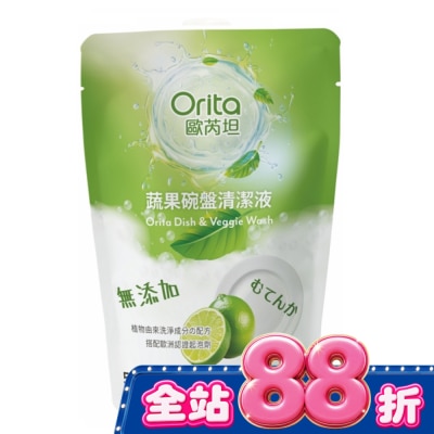 ORITA - 歐芮坦蔬果碗盤清潔液補充包500ml image
