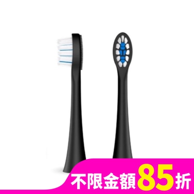 ZENYUM ZenyumSonic 音波振動牙刷 溫和潔淨刷頭2入組(黑色)