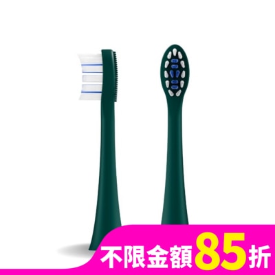ZENYUM ZenyumSonic 音波振動牙刷 溫和潔淨刷頭2入組(星辰綠)