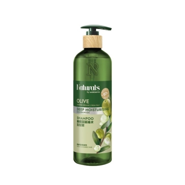 Naturals By Watsons Naturals 橄欖深層補水洗髮露490ml