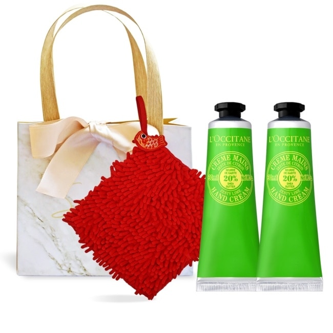L’OCCITANE 歐舒丹 經典護手霜雙入組(30MLX2)-乳油木萊姆X2-國際航空版