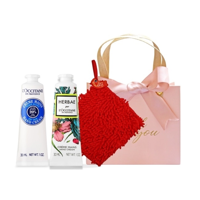 L’OCCITANE 歐舒丹 經典護手霜雙入組(30MLX2)-乳油木+原野之心-新版-國際航空版