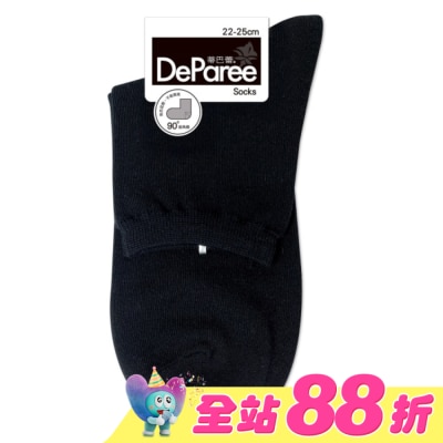 DEPAREE蒂巴蕾 - 蒂巴蕾 Socks直角襪-DP22085黑