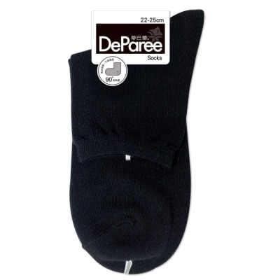 DEPAREE蒂巴蕾 蒂巴蕾 Socks直角襪-DP22085黑