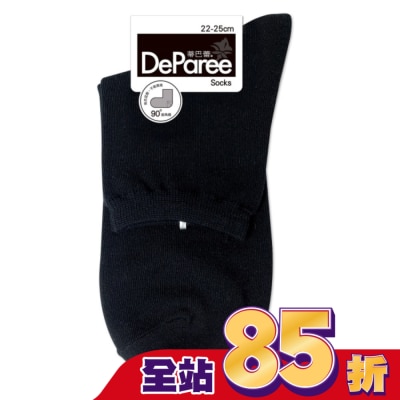 DEPAREE 蒂巴蕾 Socks直角襪-DP22085黑