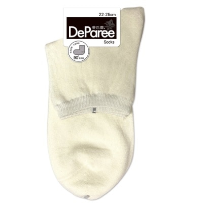 DEPAREE蒂巴蕾 蒂巴蕾 Socks直角襪-DP22085米白