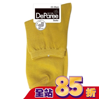 DEPAREE 蒂巴蕾 Socks直角襪-DP22085葉黃