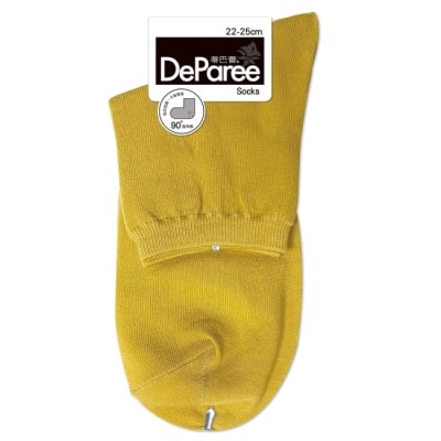 DEPAREE蒂巴蕾 蒂巴蕾 Socks直角襪-DP22085葉黃