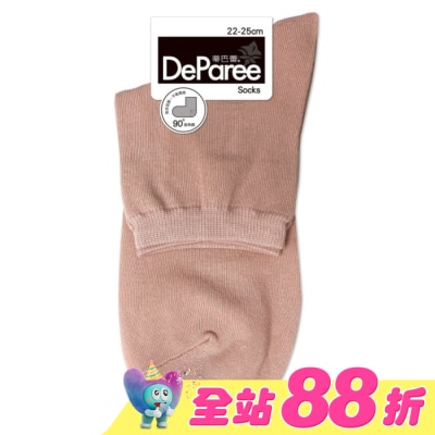 DEPAREE蒂巴蕾 - 蒂巴蕾 Socks直角襪-DP22085淡粉