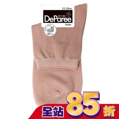DEPAREE 蒂巴蕾 Socks直角襪-DP22085淡粉