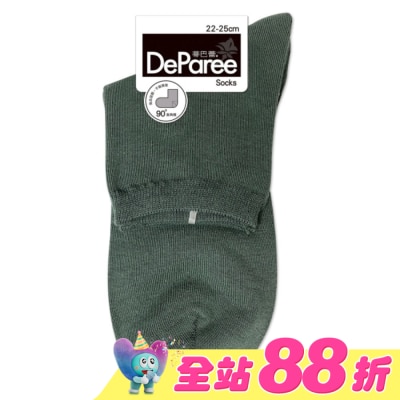 DEPAREE蒂巴蕾 - 蒂巴蕾 Socks直角襪-DP22085深墨綠