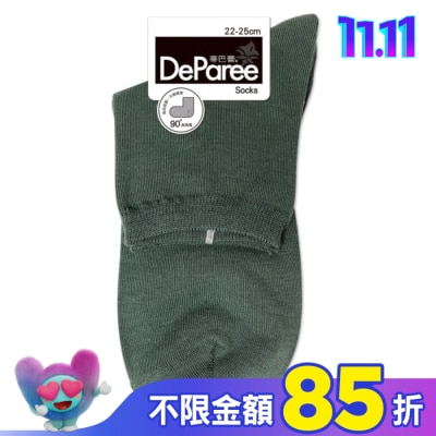 DEPAREE蒂巴蕾 蒂巴蕾 Socks直角襪-DP22085深墨綠