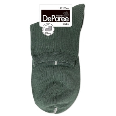 DEPAREE蒂巴蕾 蒂巴蕾 Socks直角襪-DP22085深墨綠