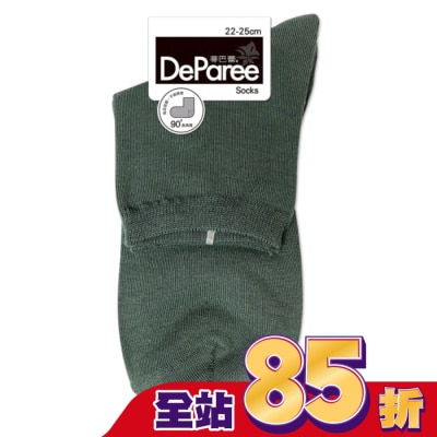 DEPAREE 蒂巴蕾 Socks直角襪-DP22085深墨綠