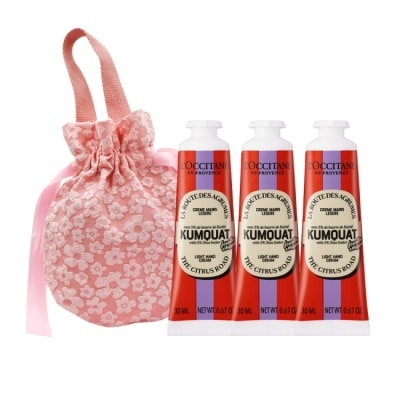 L’OCCITANE 歐舒丹 L’OCCITANE 歐舒丹 經典護手霜30MLX3禮袋組-奇幻之旅康果乳油木舒芙X3-新版-專櫃公司貨