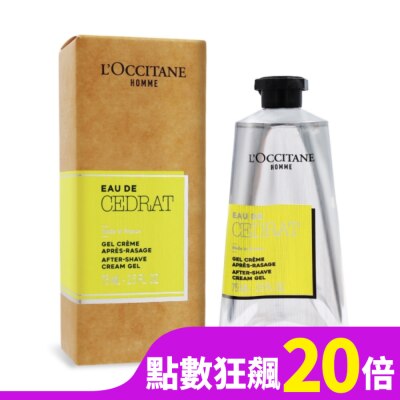 L OCCITANE L’OCCITANE 歐舒丹 都會男士鬍後舒緩凝乳(75ml)-專櫃公司貨