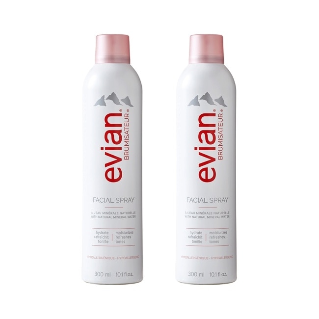 evian 天然礦泉護膚保濕噴霧 300ml-2入