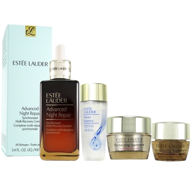 ESTEE LAUDER 雅詩蘭黛 雅詩蘭黛 特潤超導修護露100ml+原生30ml+膠原15ml+膠原眼霜5ml