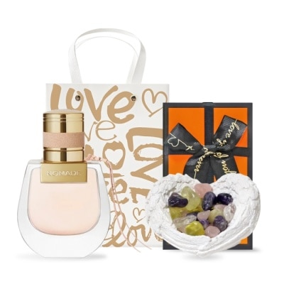 Chloe  克羅埃 Chloe' 天使之翼香水祝福禮盒組(芳心之旅30ml+晶石擴香石+精美禮袋)-專櫃公司貨