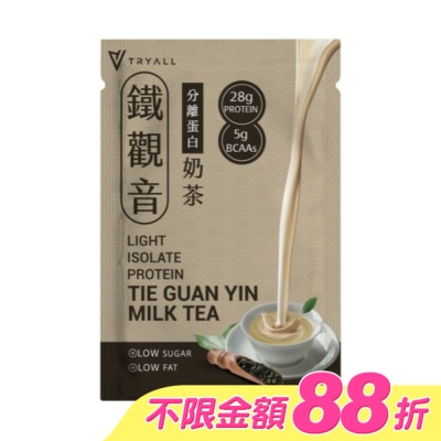 TRYALL - Tryall 分離蛋白乳清-light鐵觀音奶茶(36g)