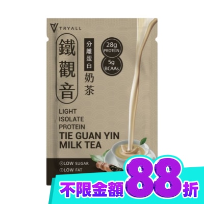 TRYALL Tryall 分離蛋白乳清 light鐵觀音奶茶(36g) image