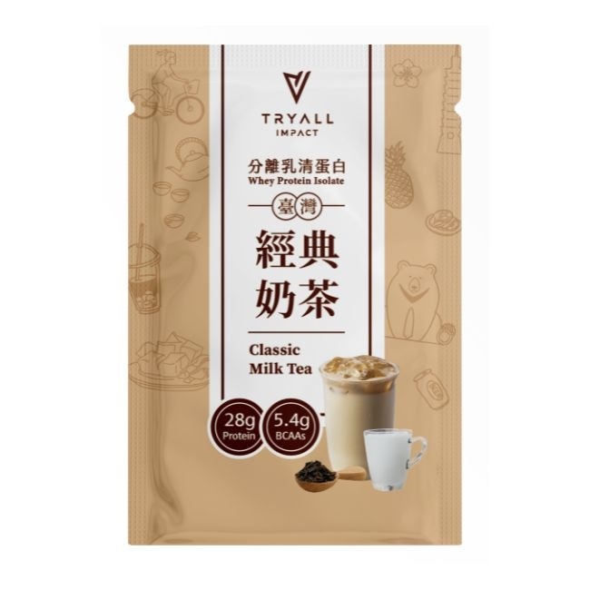 Tryall 分離蛋白乳清-經典奶茶(35g)