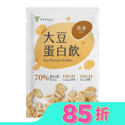 TRYALL Tryall 高鈣高纖大豆蛋白-燕麥風味(32g/包)