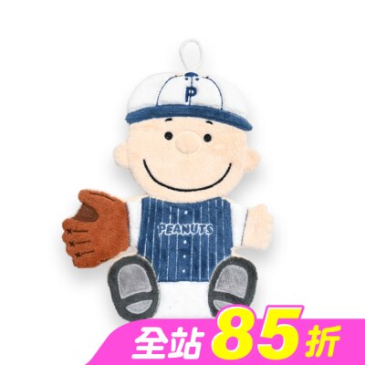 MORINO - 查理布朗棒球造型擦手巾