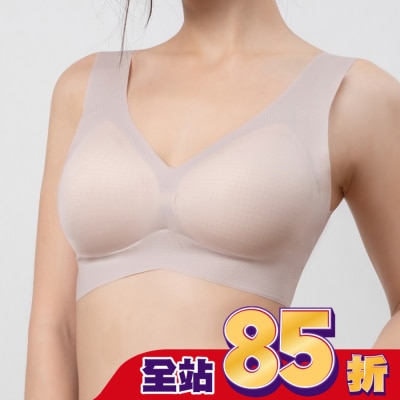 DEPAREE 蒂巴蕾寬肩無痕冰絲內衣-BW5101L藕膚