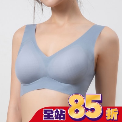 DEPAREE 蒂巴蕾寬肩無痕冰絲內衣-BW5101L鴿子藍