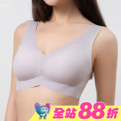 DEPAREE蒂巴蕾 - 蒂巴蕾寬肩無痕冰絲內衣-BW5101L藕紫