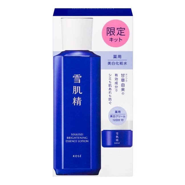 KOSE 雪肌精 澄白薏透彈力鎖水組200mL+10g