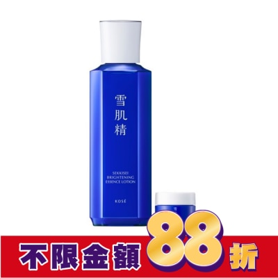 KOSE 高絲 KOSE 雪肌精 澄白薏透彈力鎖水組200mL+10g