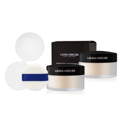 LAURA MERCIER laura mercier蘿拉蜜思 煥顏透明蜜粉(29gX2)送蜜粉撲-國際航空版