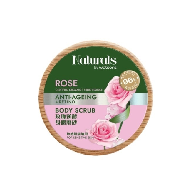 Naturals 玫瑰逆齡身體磨砂200g