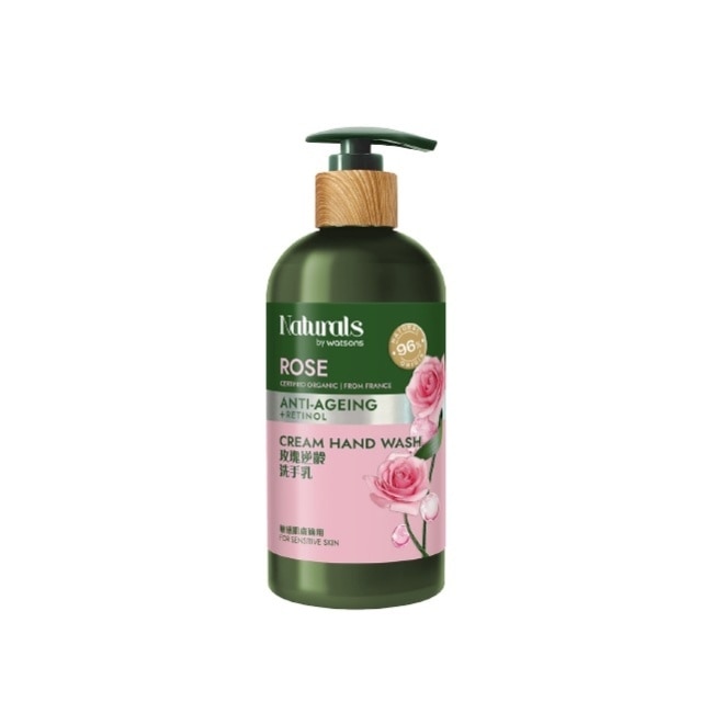 Naturals 玫瑰逆齡洗手乳400ml