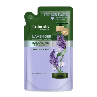 Naturals by Watsons Naturals 薰衣草油水平衡沐浴露補充包450ml