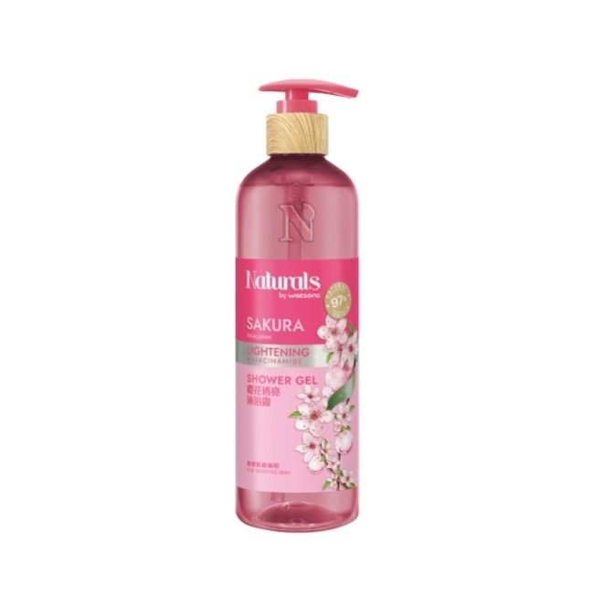 Naturals 櫻花透亮沐浴乳490ml