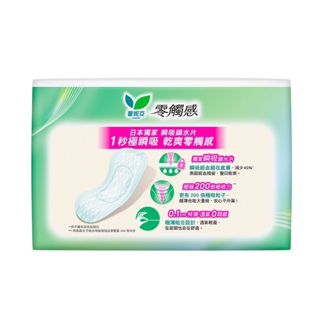 蕾妮亞零觸感量少日用型17cm 24片