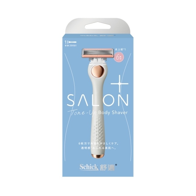 舒適舒綺極SalonPlus去角質亮膚仕女除毛刀敏感肌用