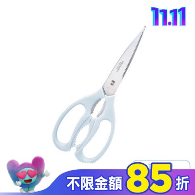 LOCK&LOCK樂扣樂扣 樂扣樂扣超省力全能萬用剪刀21CM/寧靜藍