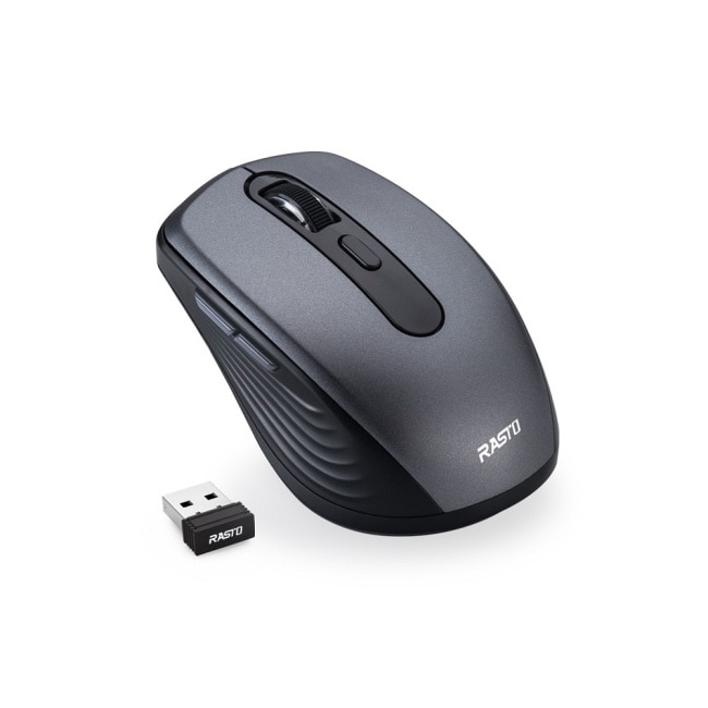 RASTO RM29 銀翼六鍵式超靜音無線滑鼠